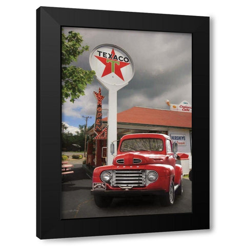 Old Guys Rule Black Modern Wood Framed Art Print by Deiter, Lori