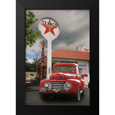 Old Guys Rule Black Modern Wood Framed Art Print by Deiter, Lori