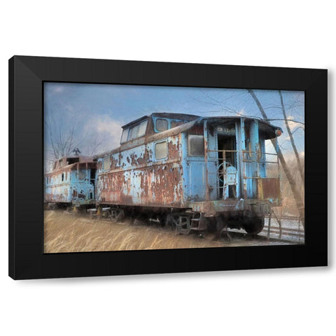 The Dalmatia Run Black Modern Wood Framed Art Print with Double Matting by Deiter, Lori