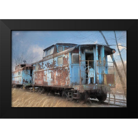 The Dalmatia Run Black Modern Wood Framed Art Print by Deiter, Lori