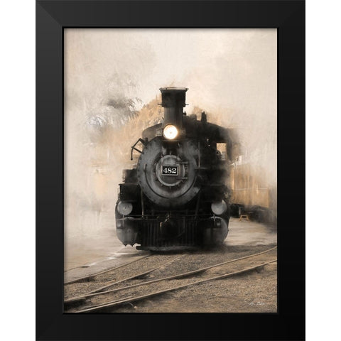 Durango Train Black Modern Wood Framed Art Print by Deiter, Lori