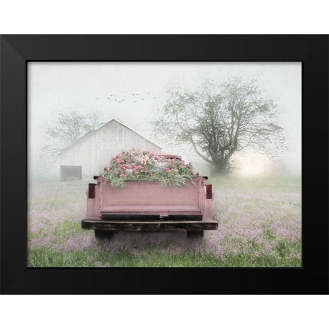 Enjoy the Simple Pleasures Black Modern Wood Framed Art Print by Deiter, Lori