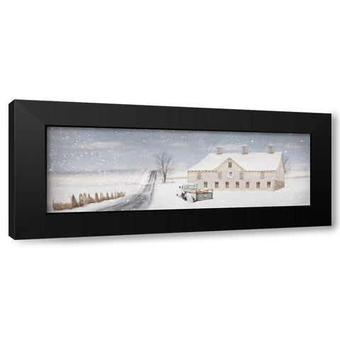 May Your Days be Merry Black Modern Wood Framed Art Print with Double Matting by Deiter, Lori