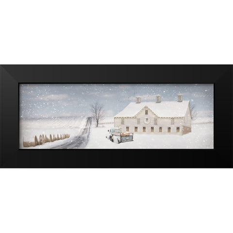 May Your Days be Merry Black Modern Wood Framed Art Print by Deiter, Lori