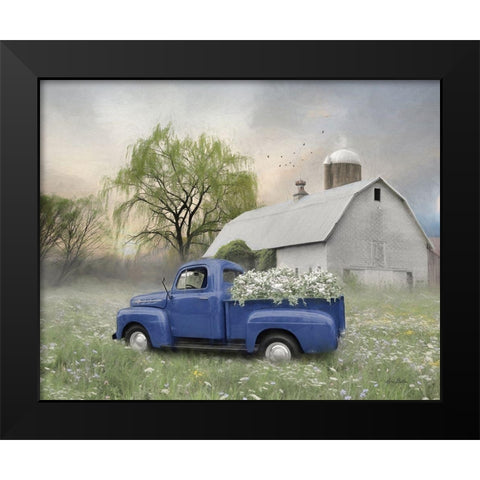 Old Fashioned Spring    Black Modern Wood Framed Art Print by Deiter, Lori