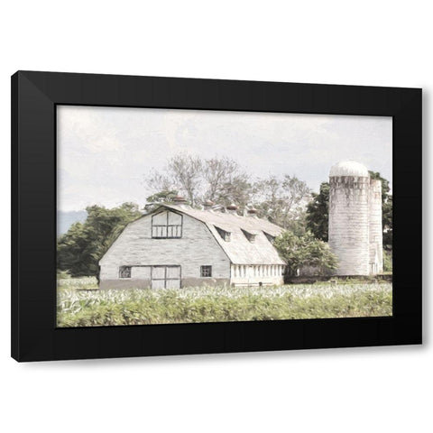 New Jersey Farm       Black Modern Wood Framed Art Print by Deiter, Lori