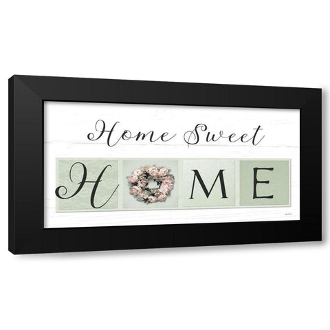 Home Sweet Home  Black Modern Wood Framed Art Print by Deiter, Lori
