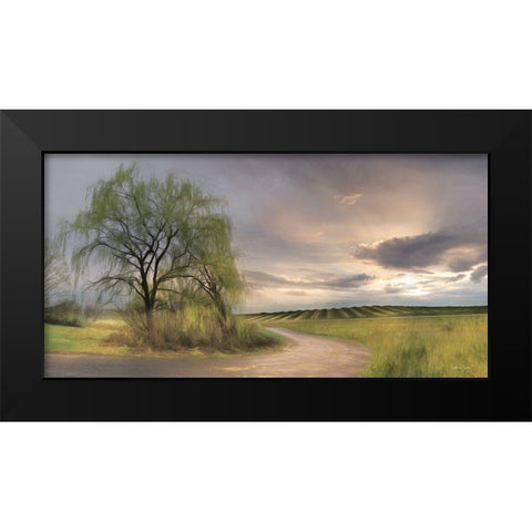 Willow Lane Black Modern Wood Framed Art Print by Deiter, Lori