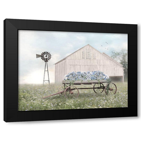 Unfolding Beauty      Black Modern Wood Framed Art Print by Deiter, Lori