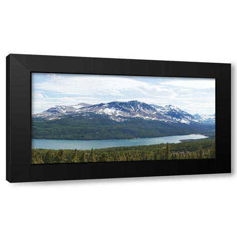 Medicine Lake Black Modern Wood Framed Art Print by Deiter, Lori
