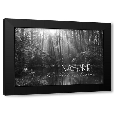 Nature - The Best Medicine Black Modern Wood Framed Art Print by Deiter, Lori