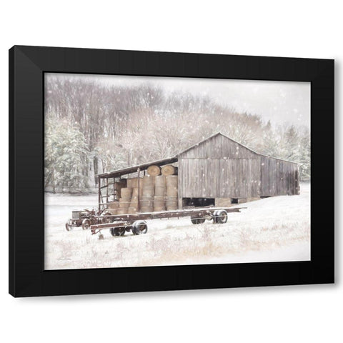 The Farmers Harvest Black Modern Wood Framed Art Print by Deiter, Lori