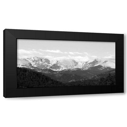 Estes Park Peaks   Black Modern Wood Framed Art Print by Deiter, Lori
