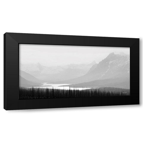 St. Marys Lake   Black Modern Wood Framed Art Print by Deiter, Lori