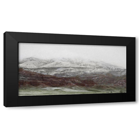 Hills of Wyoming I  Black Modern Wood Framed Art Print with Double Matting by Deiter, Lori