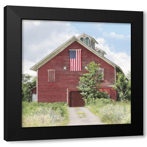 Breath of Liberty Black Modern Wood Framed Art Print with Double Matting by Deiter, Lori