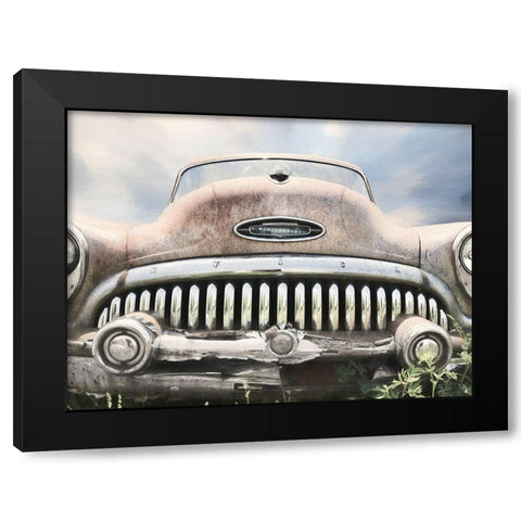 Rusty Buick Black Modern Wood Framed Art Print with Double Matting by Deiter, Lori