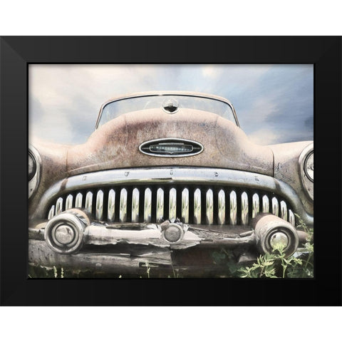 Rusty Buick Black Modern Wood Framed Art Print by Deiter, Lori