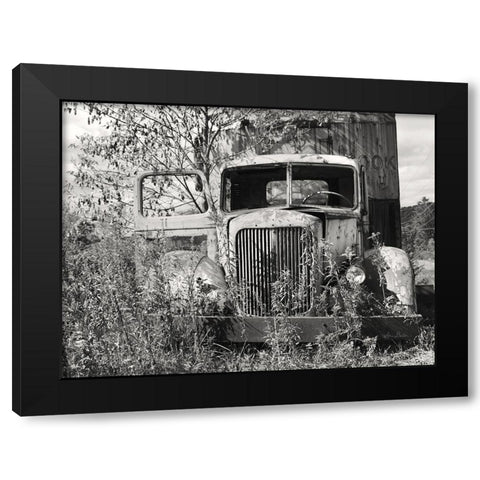 Dont Leave Me Hanging Black Modern Wood Framed Art Print with Double Matting by Deiter, Lori