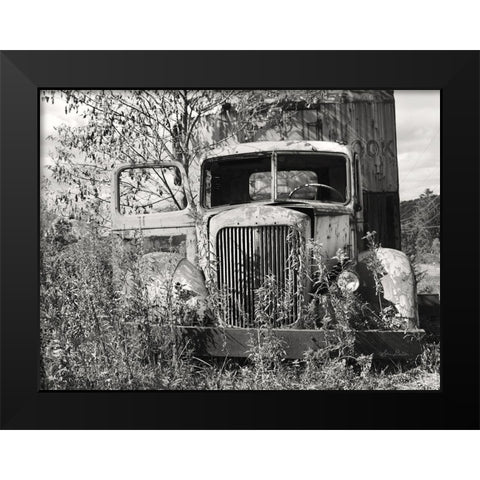 Dont Leave Me Hanging Black Modern Wood Framed Art Print by Deiter, Lori