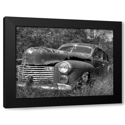 Rust Bucket Black Modern Wood Framed Art Print by Deiter, Lori