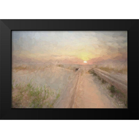 Daybreak Black Modern Wood Framed Art Print by Deiter, Lori