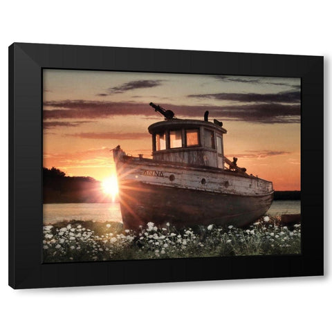 Anna Black Modern Wood Framed Art Print by Deiter, Lori