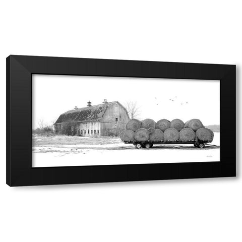Clayton Farm Black Modern Wood Framed Art Print by Deiter, Lori