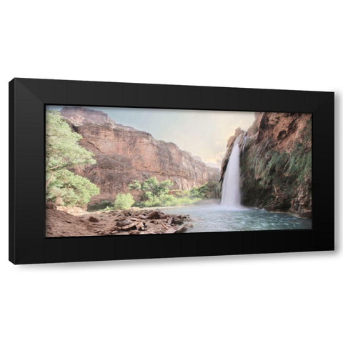 Havasu Falls Black Modern Wood Framed Art Print by Deiter, Lori
