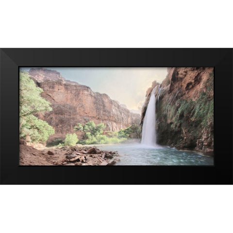 Havasu Falls Black Modern Wood Framed Art Print by Deiter, Lori