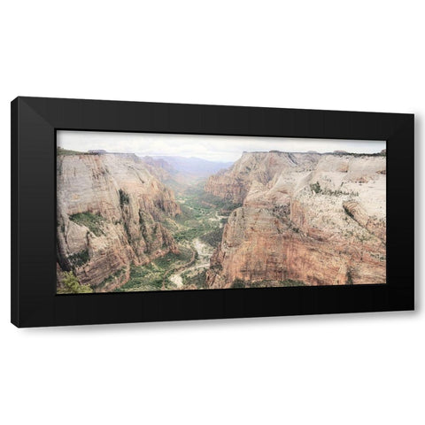 Zion National Park Black Modern Wood Framed Art Print by Deiter, Lori