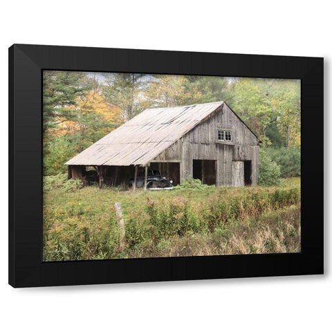 Left Behind Black Modern Wood Framed Art Print by Deiter, Lori