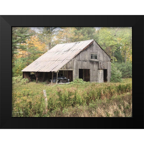 Left Behind Black Modern Wood Framed Art Print by Deiter, Lori