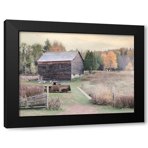 Fall on the Farm I Black Modern Wood Framed Art Print by Deiter, Lori