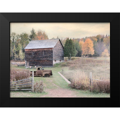 Fall on the Farm I Black Modern Wood Framed Art Print by Deiter, Lori