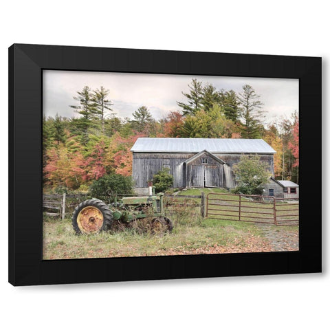 Fall on the Farm II Black Modern Wood Framed Art Print by Deiter, Lori
