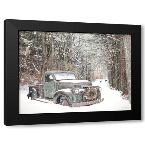 Man and Nature Black Modern Wood Framed Art Print with Double Matting by Deiter, Lori