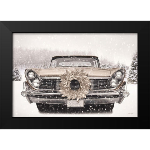 Snowy Lincoln    Black Modern Wood Framed Art Print by Deiter, Lori
