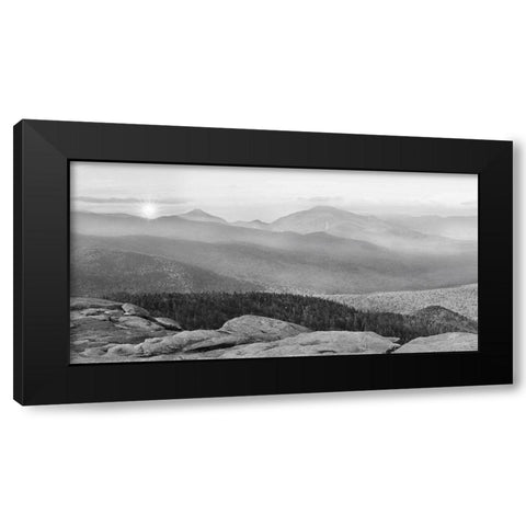 Cascade Mountain Sunrise Black Modern Wood Framed Art Print by Deiter, Lori