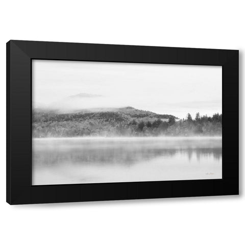 Foggy View Black Modern Wood Framed Art Print with Double Matting by Deiter, Lori