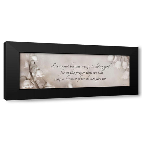 Doing Good Black Modern Wood Framed Art Print by Deiter, Lori