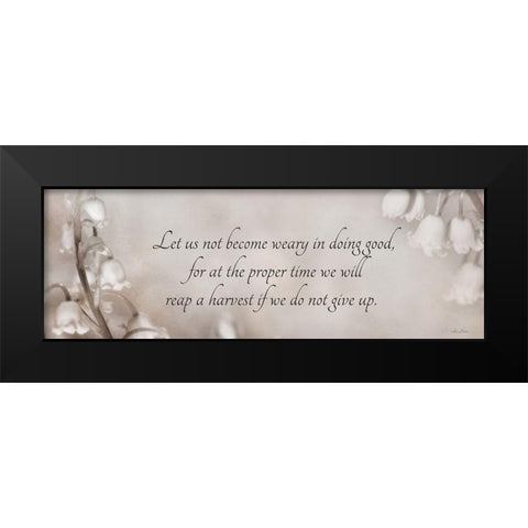 Doing Good Black Modern Wood Framed Art Print by Deiter, Lori