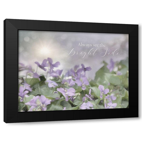 Always See the Bright Side Black Modern Wood Framed Art Print by Deiter, Lori