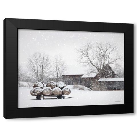 Winter Food Black Modern Wood Framed Art Print with Double Matting by Deiter, Lori