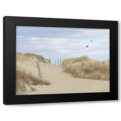 Fenwick Island Black Modern Wood Framed Art Print by Deiter, Lori