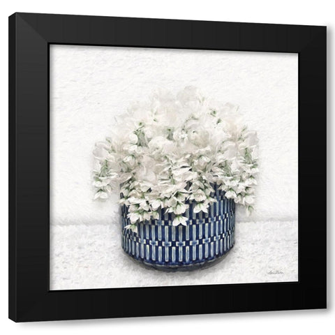 Wisteria Wonder Black Modern Wood Framed Art Print by Deiter, Lori