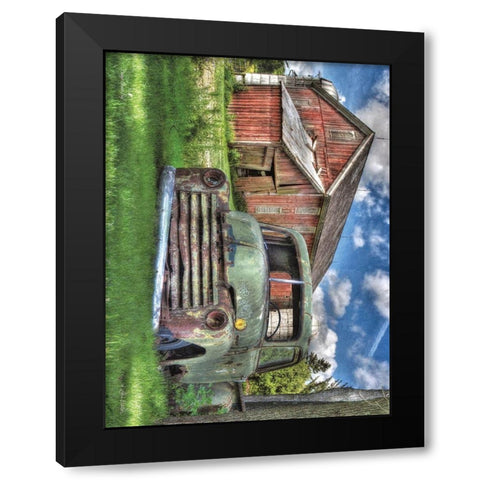 Days Gone By Black Modern Wood Framed Art Print by Deiter, Lori