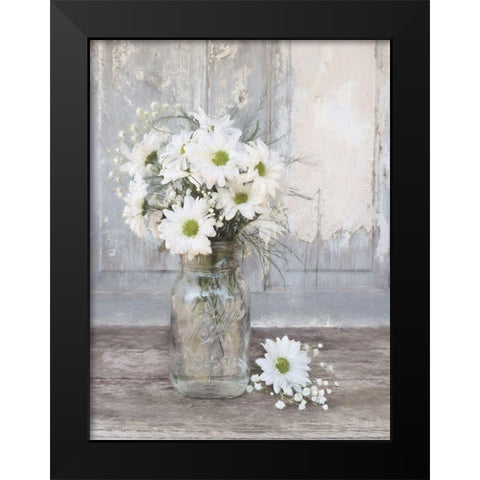 Farmhouse Floral II Black Modern Wood Framed Art Print by Deiter, Lori