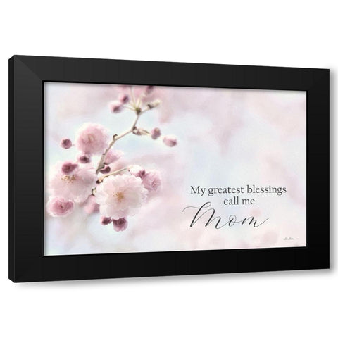 My Greatest Blessings Call Me Mom Black Modern Wood Framed Art Print by Deiter, Lori