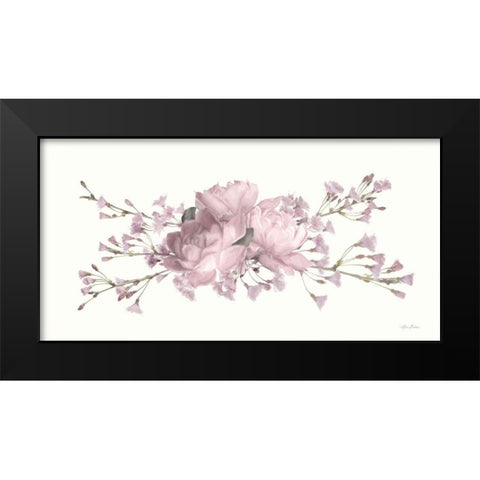 Roses and Blossoms II Black Modern Wood Framed Art Print by Deiter, Lori
